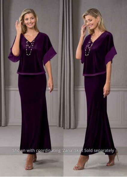 Bestcoc Fianna Velvet Blouse
 ( Final Sale )