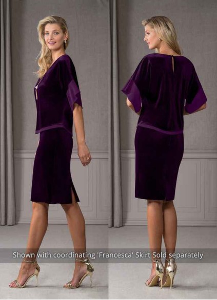 Bestcoc Fianna Velvet Blouse
 ( Final Sale )