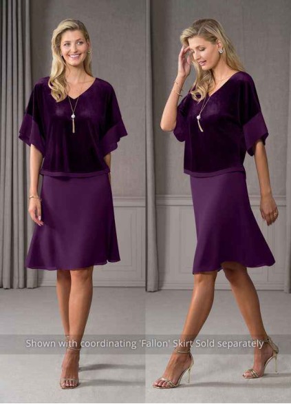 Bestcoc Fianna Velvet Blouse
 ( Final Sale )