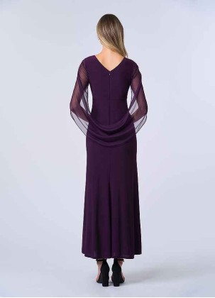 UpStudio Draped Cowl Sleeve Dress